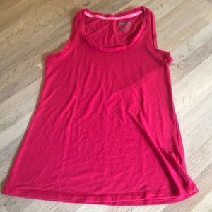New Balance pink scoop neck tank top, size small